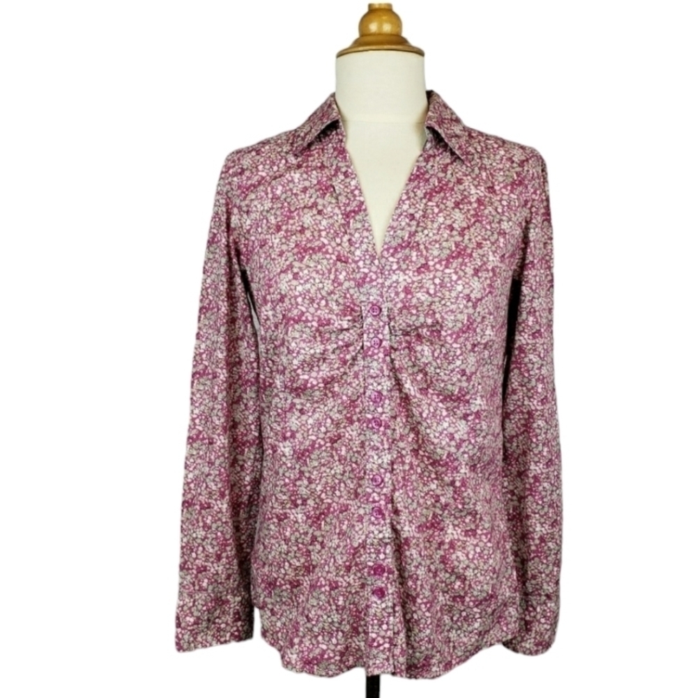 American Rag Boho Ditzy Floral Print Buttondown S Liberty Like Print